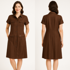 Vestido Maire Tela lino