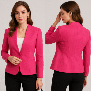 Blazer en color fucsia