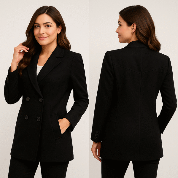 Abrigo Clásico Negro